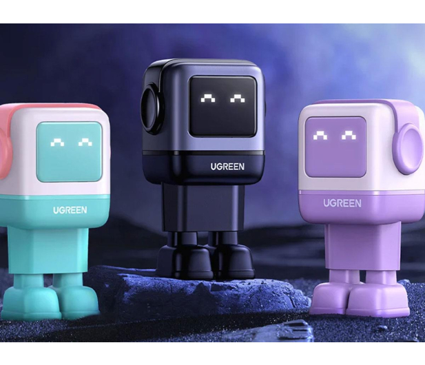 UGREEN Ładowarka sieciowa Nexode RG Robot GaN 2x USB-C + USB 65W - 1501497 - zdjęcie 4